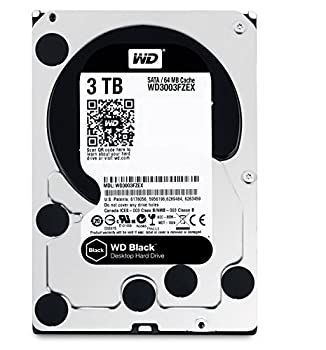 中古】(非常に良い)WD HDD 内蔵ハードディスク 3.5インチ 3TB WD Black