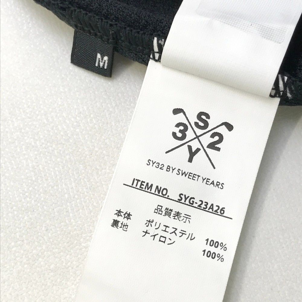 サイズ：M SY32 BY SWEET YEARS GOLF エスワイサーティトゥ SYG-23A26 裏地付き長袖Tシャツ  ブラック系 [240101419615] ゴルフウェア メンズ ストスト 楽天市場】SY32全品30％OFF 即納 SY32 BY SWEETYEARS メンズ