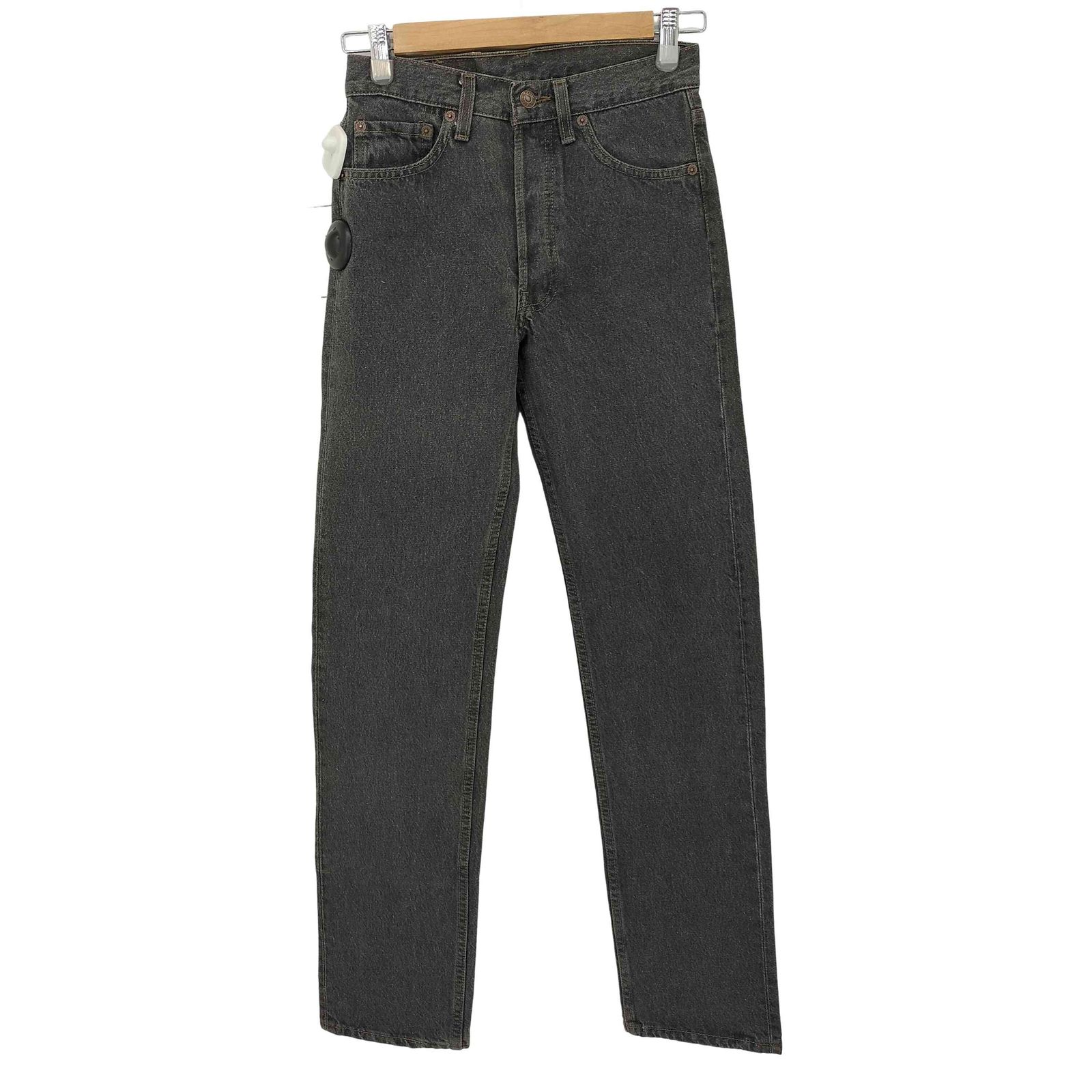 リーバイス Levis 90S 93年製 552刻印 サンアンジェロ工場 501 先染めブラックデニム ミントコンディション レディース W27|L34