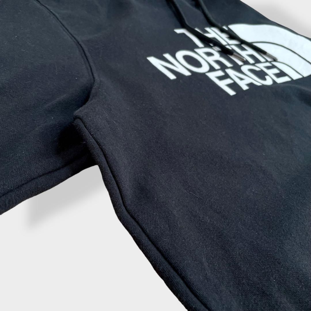 THE NORTH FACE】ロゴ プリント プルオーバー パーカー 黒 古着 - メルカリ