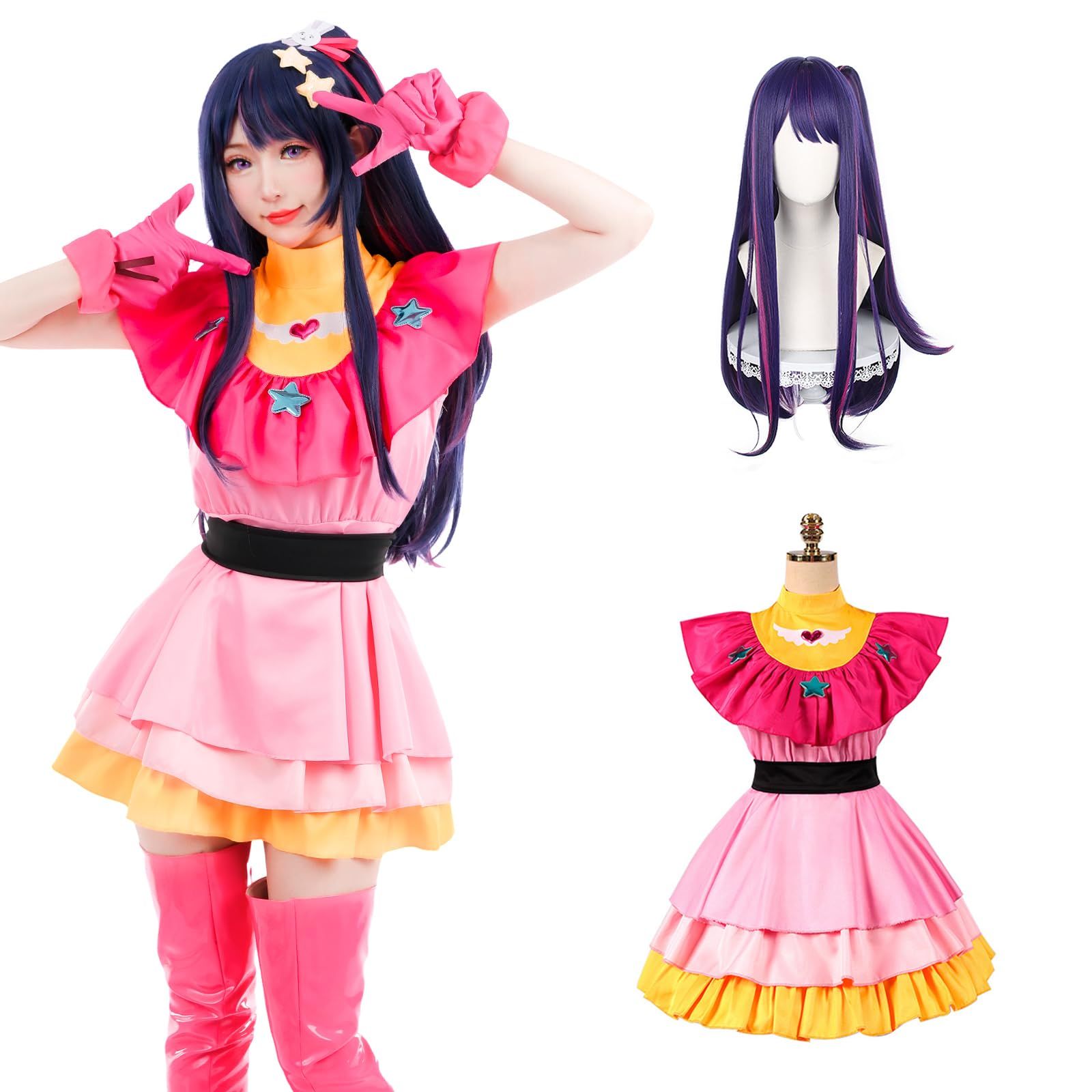 新着商品】[神併良品] 星野アイ コスプレ ウィッグ付き 星野