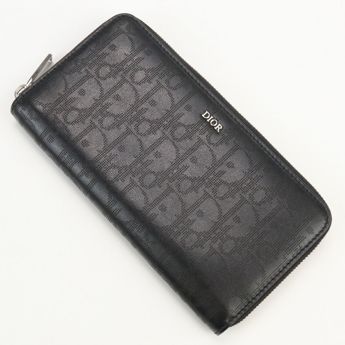 ⭐️未使用級⭐️ Dior オブリークギャラクシー　長財布　ラウンドジップ　黒 Dior オブリークギャラクシー 長財布 ラウンドジップ 黒 （Dior