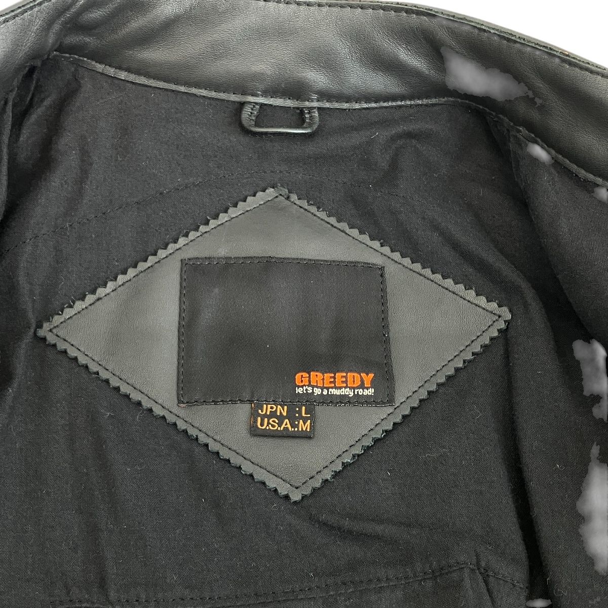 GREEDY レザージャケット GREEDY レザージャケット 牛革 中古 Z10232912 - メルカリ