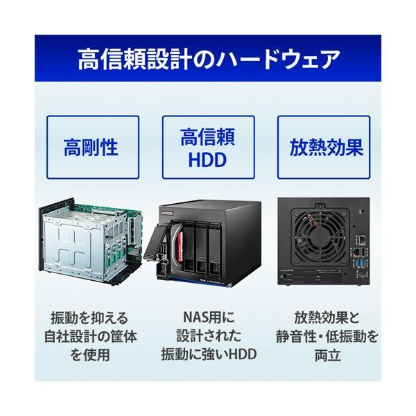 アイオーデータ10GbE＆マルチギガビット Linux