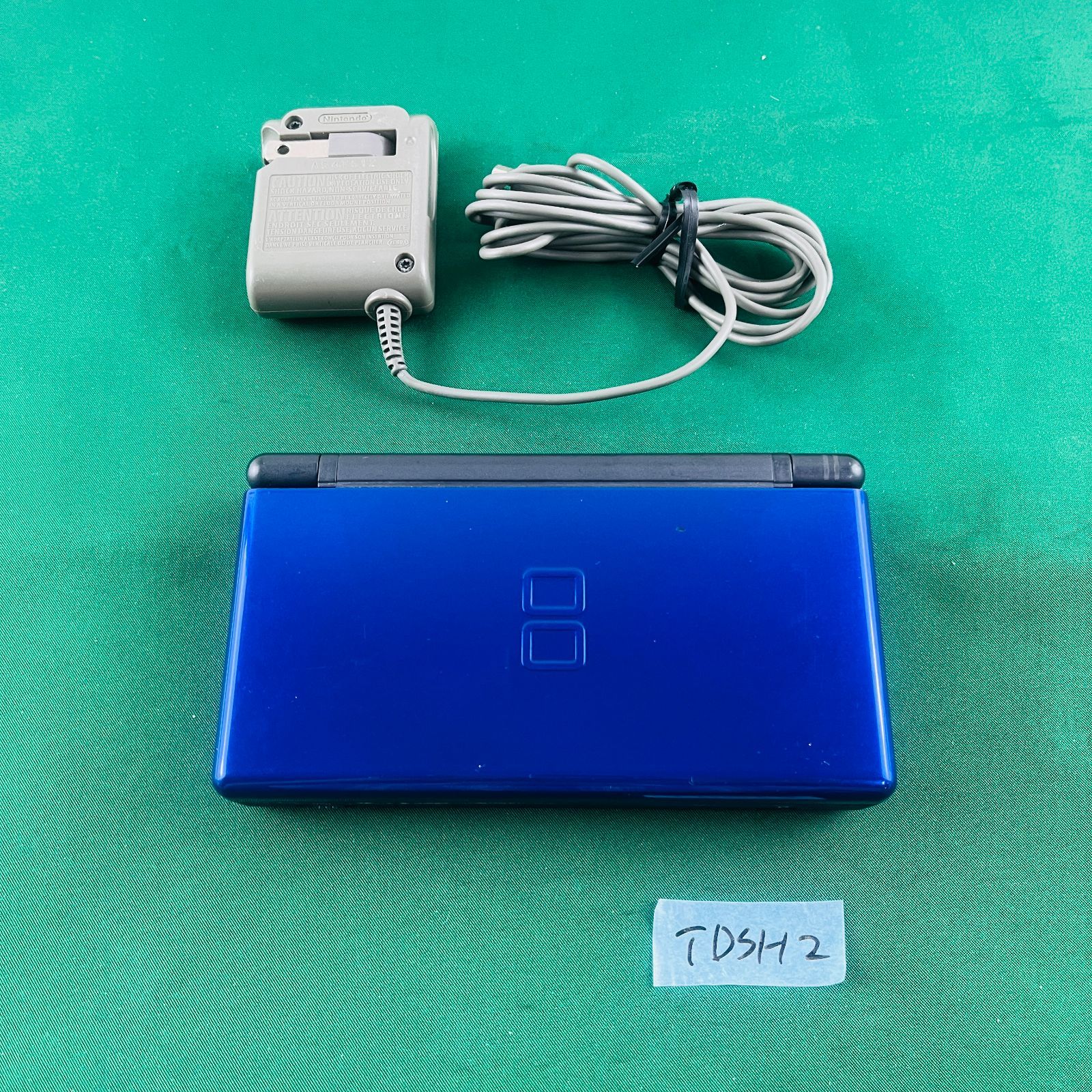 TDSH2 北米版 ニンテンドー DS lite DS ライト コバルト ブラック 本体 充電アダプター付き ソフト使用 Nintendo 任天堂 携帯型ゲーム機