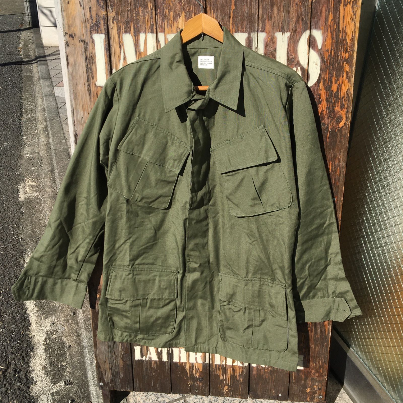 60年代 ジャングルファティーグ 4th S-R デッドストック デッドストック ジャングルファティーグ S-R 4th 米軍実物