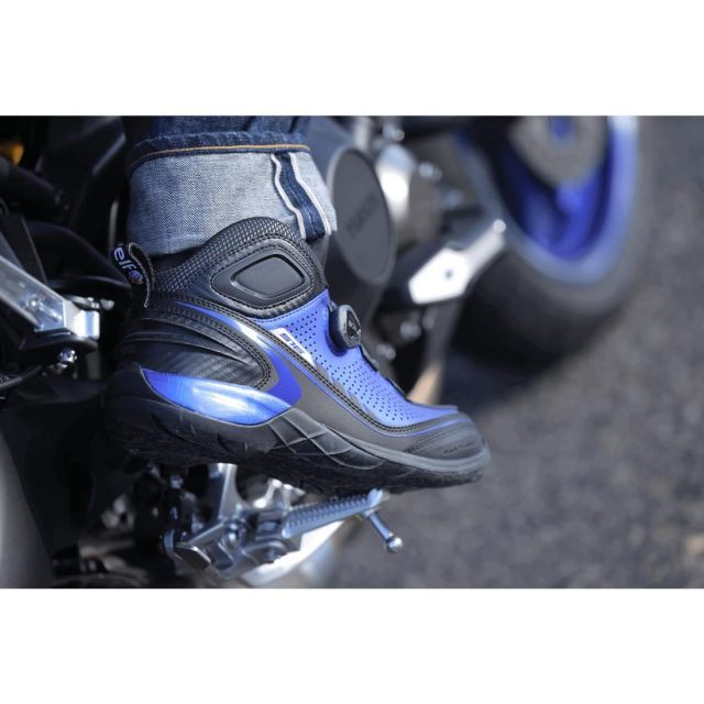 エルフ ELF ローカットライディングシューズ Synthese16 シンテーゼ16 ブルー 27.0cm EL016