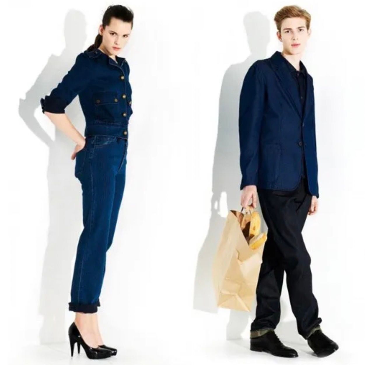 LANVIN ACNE ランバン　アクネ　デニム　ジャケット LANVIN×ACNE ランバン アクネ 09SS Denim Collection ノーカラーデニム