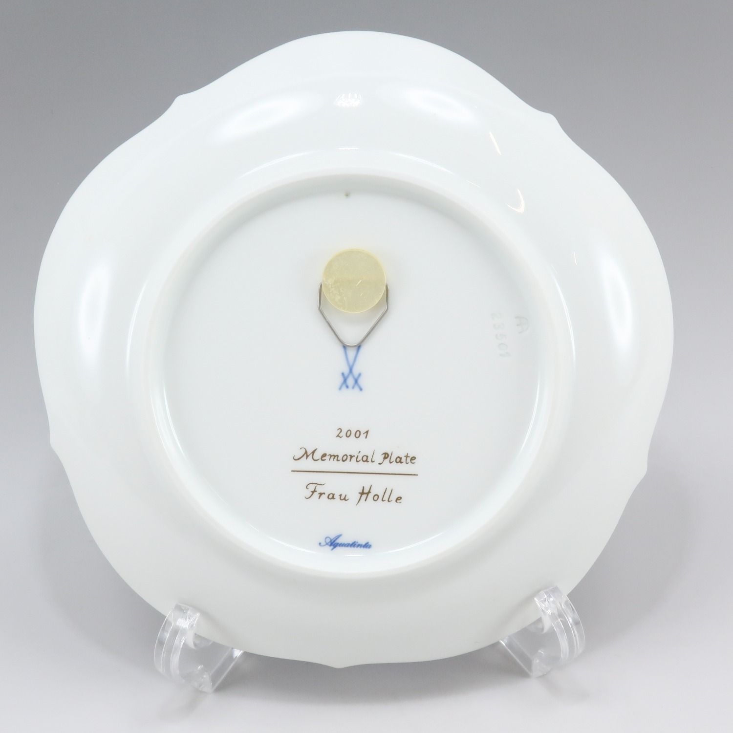Meissen マイセン 2001 メモリアルプレート 23501 _ 置物 オブジェ
