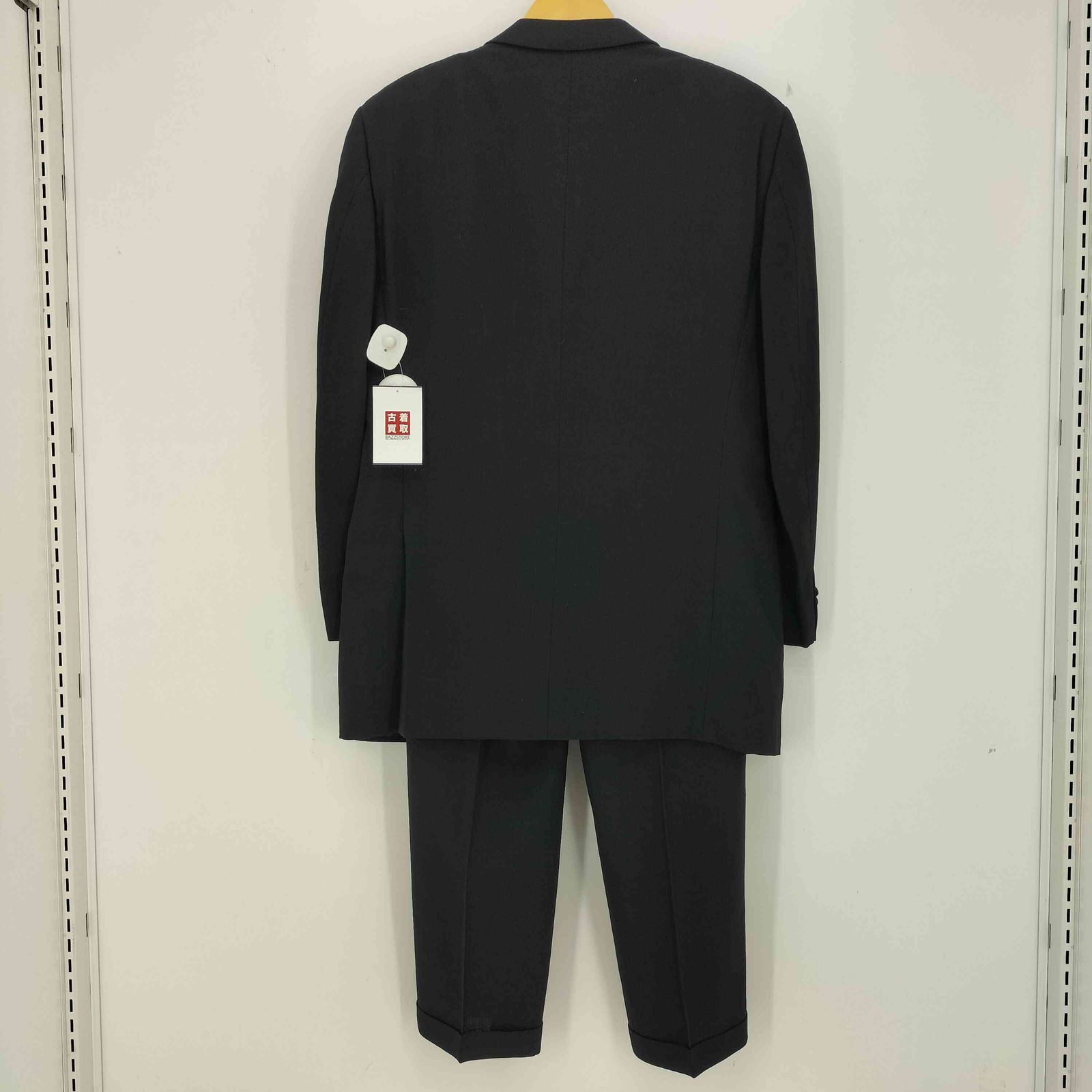 80 ＊ イタリア製！！ ARMANI COLLEZIONI｜アルマーニコレッツォーニ 半袖ワンピース サイズ38 ロングワンピース レディース 80s Giorgio Armani ウール100% ダブルセットアップ GIORGIO ARMANI