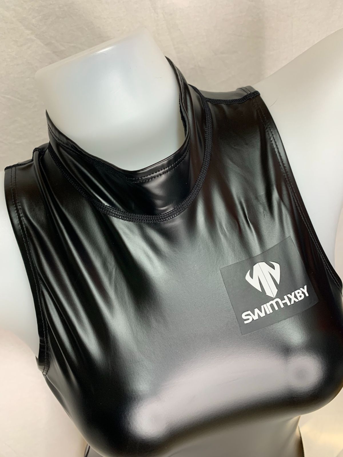 新品・5XL（6L）SWIMHXBY…女子競泳水着（エナメルウォーターポロ）BZ 