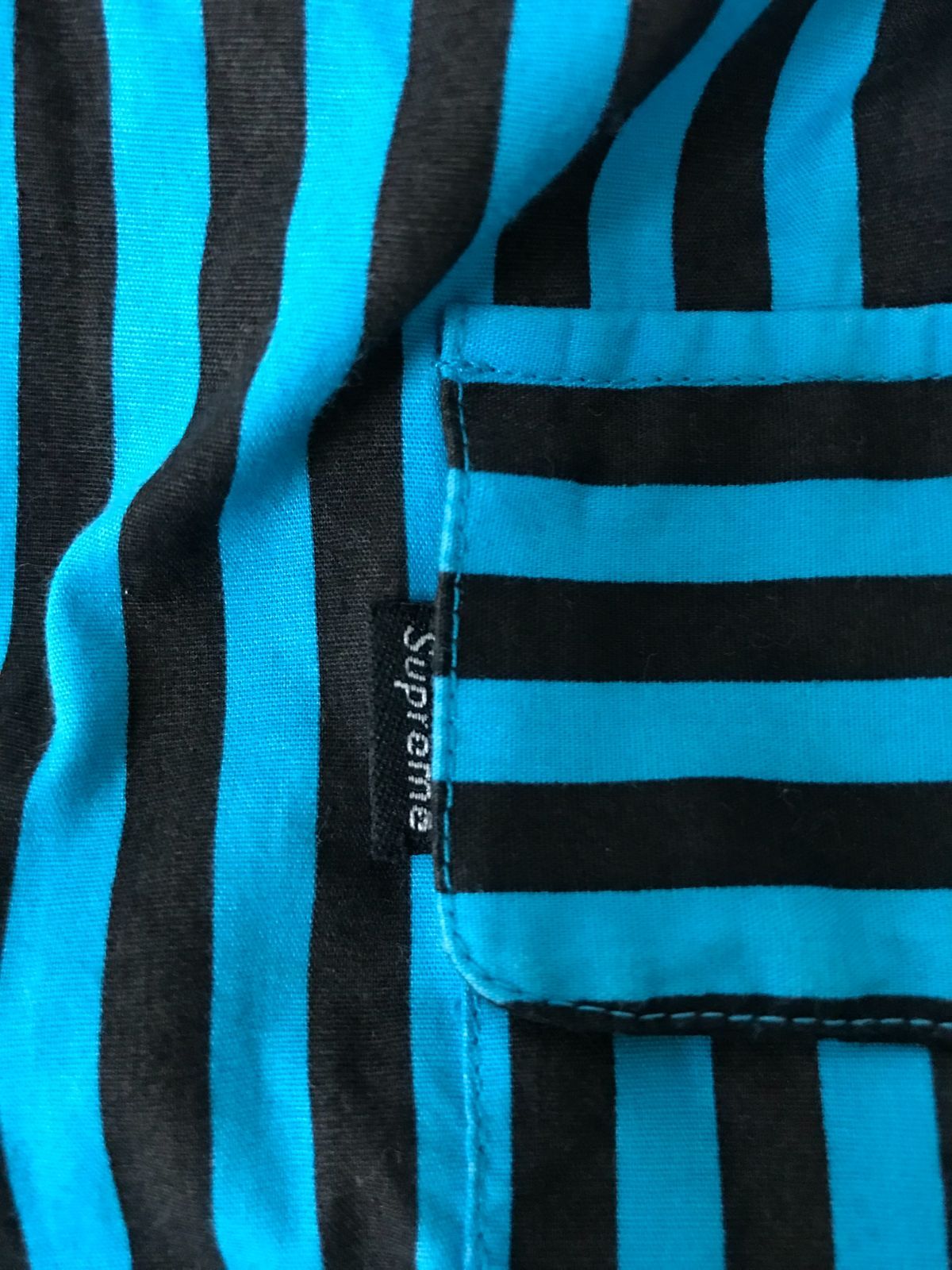 SUPREME 　striped garage shirt 14ss　【M126-20240619-08TS】