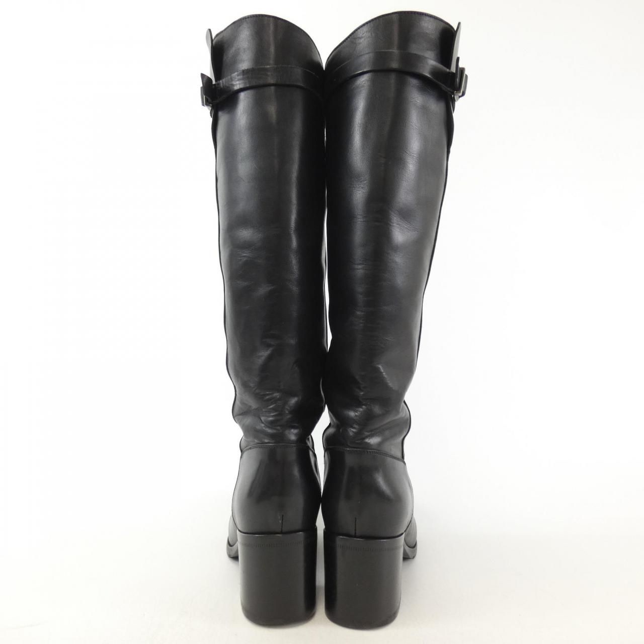 サルトル SARTORE クロスストラップバックジップロングブーツ （ブラック）