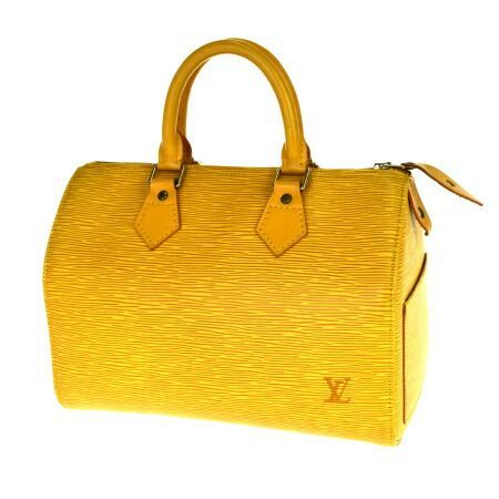 【中古】 ルイヴィトン LOUIS VUITTON スピーディ 25 ハンドバッグ ミニボストン エピ タッシリイエロー レザー M43019 35BM983