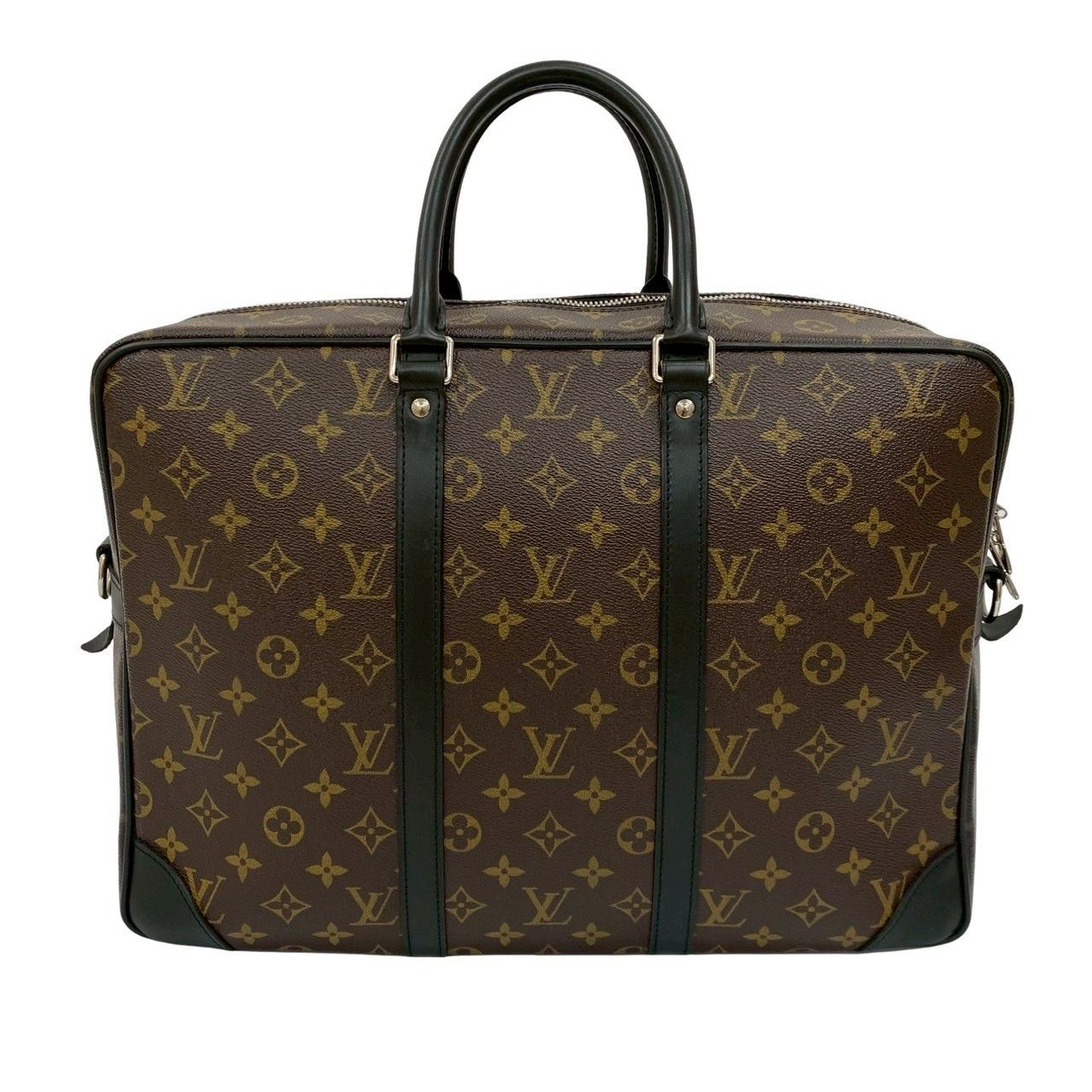 よる　Louis Vuitton モノグラム ビジネスバッグ 極 美品 LOUIS VUITTON ルイヴィトン ポルトドキュマン