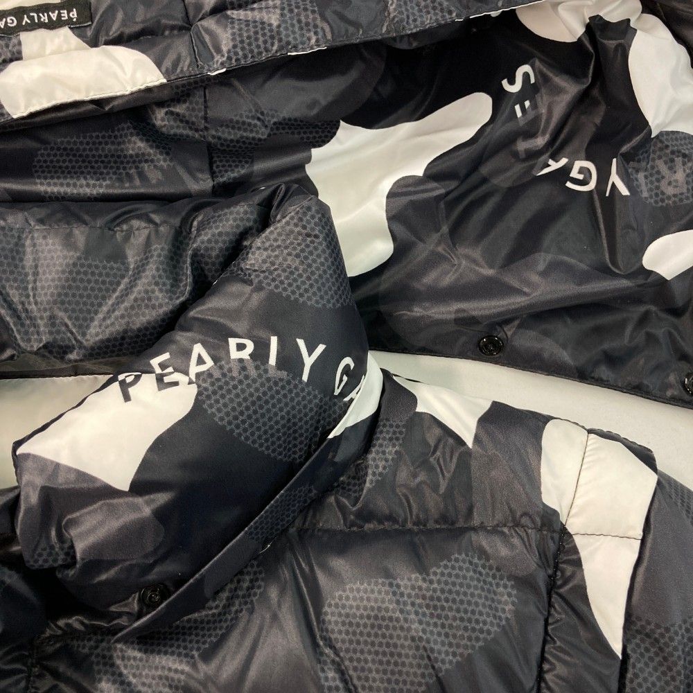 美品　パーリーゲイツ 4WAY ダウンジャケット５　カモフラージュ×ロゴ 美品 パーリーゲイツ 4WAY ダウンジャケット5 カモフラージュ×ロゴ