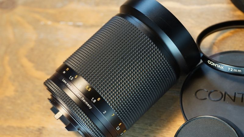 8955 美品 Contax Planar 135mm 2 AEG Top MINT] Contax Carl Zeiss Planar T* 135mm f/2 AEG Lens C/Y