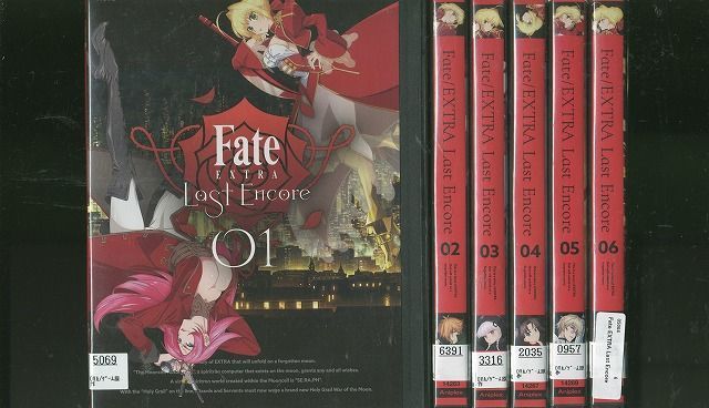 SALENEW大人気! Fate EXTRA Last Encore 全6巻セット レンタル落ち DVD