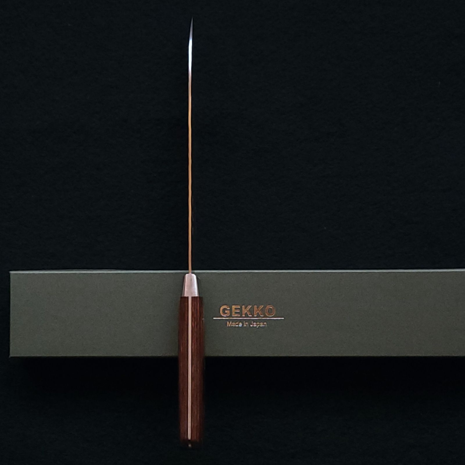 VG10 ダマスカス 三徳包丁185mm 茶柄 G1706E 月光作 - メルカリ