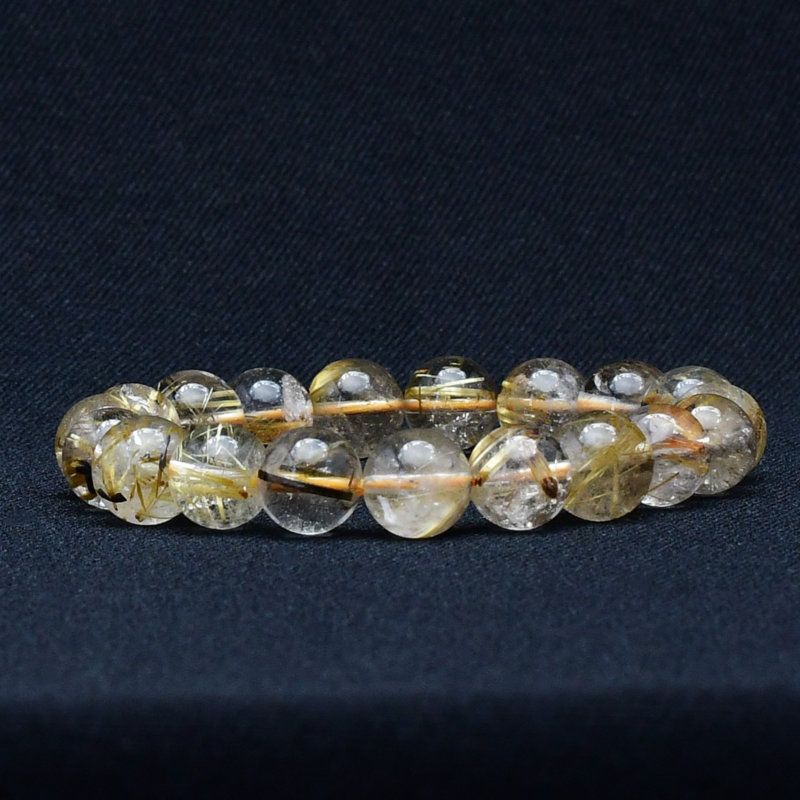 金運を呼び込む輝き】8mm ゴールドルチル タイガールチル
