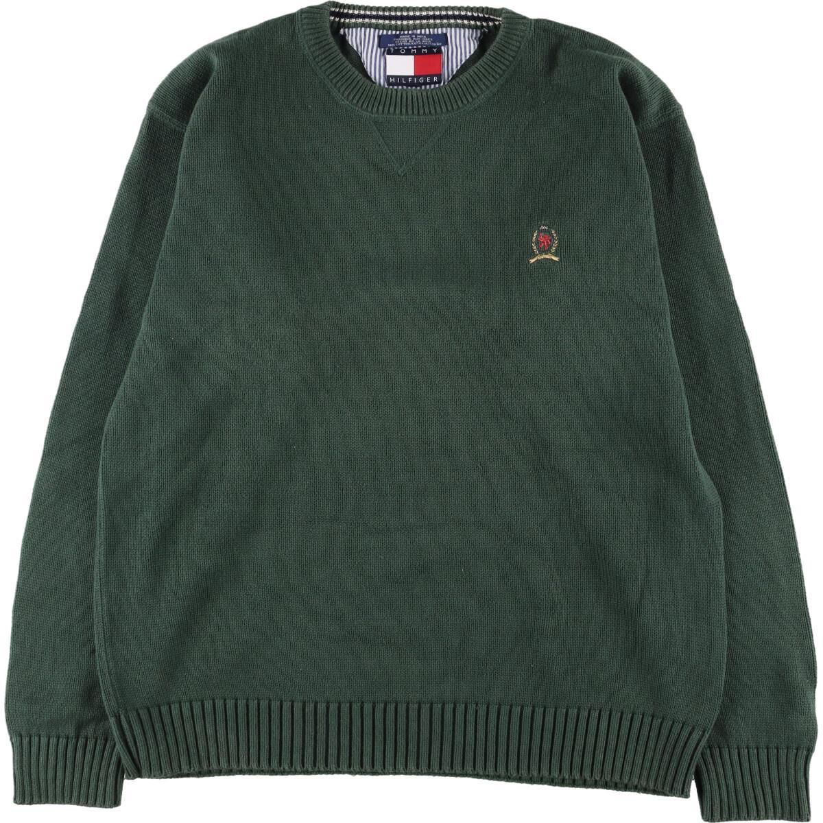 古着 90年代 トミーヒルフィガー TOMMY HILFIGER コットンニット 