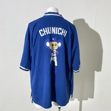 応援グッズ】 中日ドラゴンズ ドアラ 法被 バックプリント 野球 ブルー