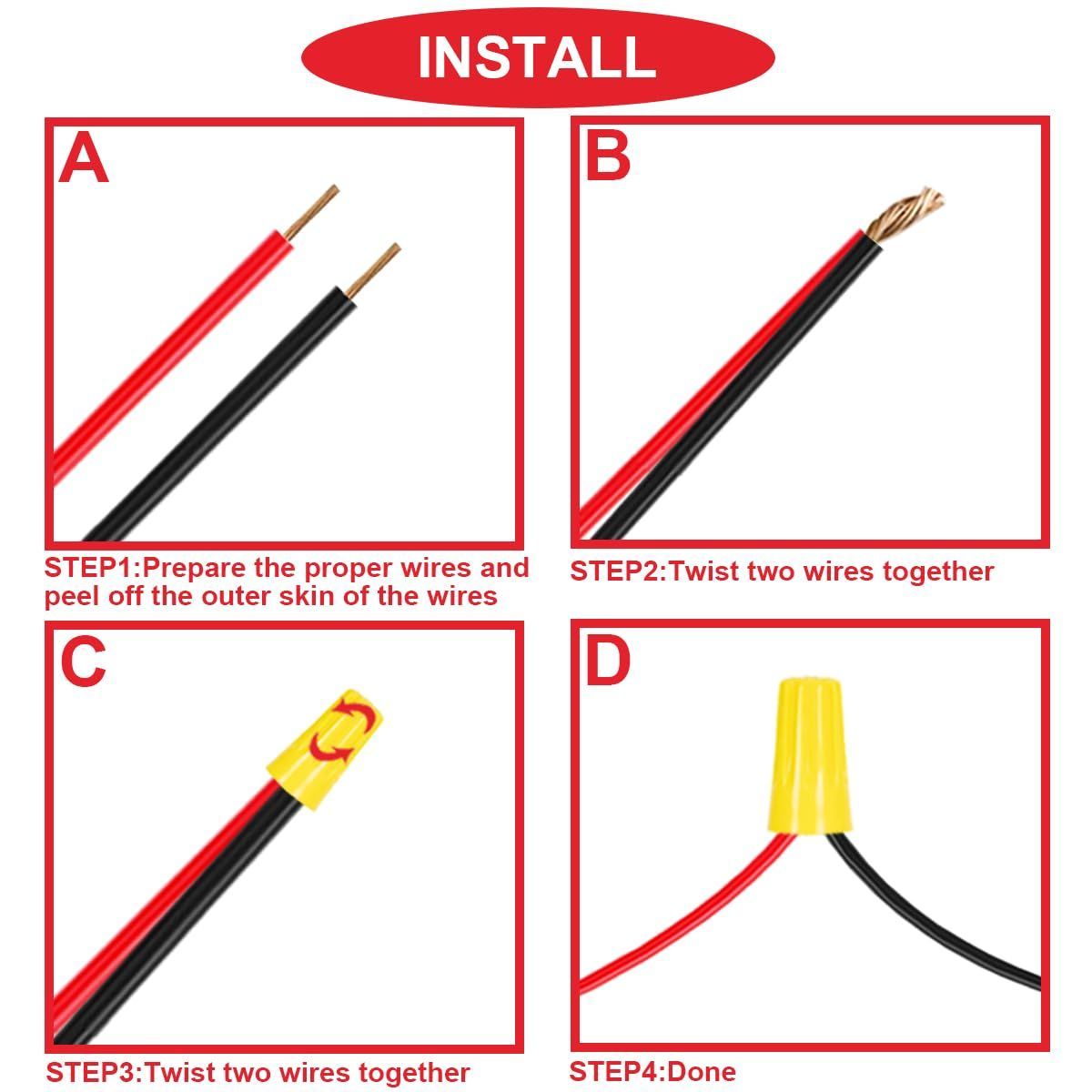 在庫】MKBKLLJY 10個 8mm AC/DC12-24V LEDメタルインジケーターライト 防水信号ランプ 5色(赤/黄/青/緑/白)  150mmケーブル長メタルLEDインジケーターライトと配線キャップ付き - メルカリ