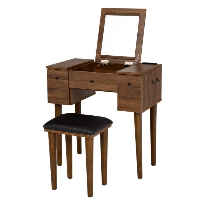 【新品・2営業日で発送】HAGIHARA 萩原 ドレッサー MD-6588DBR 北海道、沖縄、離島配送不可