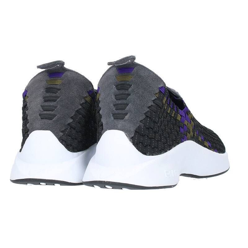 ナイキ  AIR WOVEN BLACK/PURPLE DN1773-010 エアウーブン ブラック/パープルスニーカー メンズ 26cm ナイキ AIR WOVEN BLACK/PURPLE DN1773-010 エアウーブン ブラック