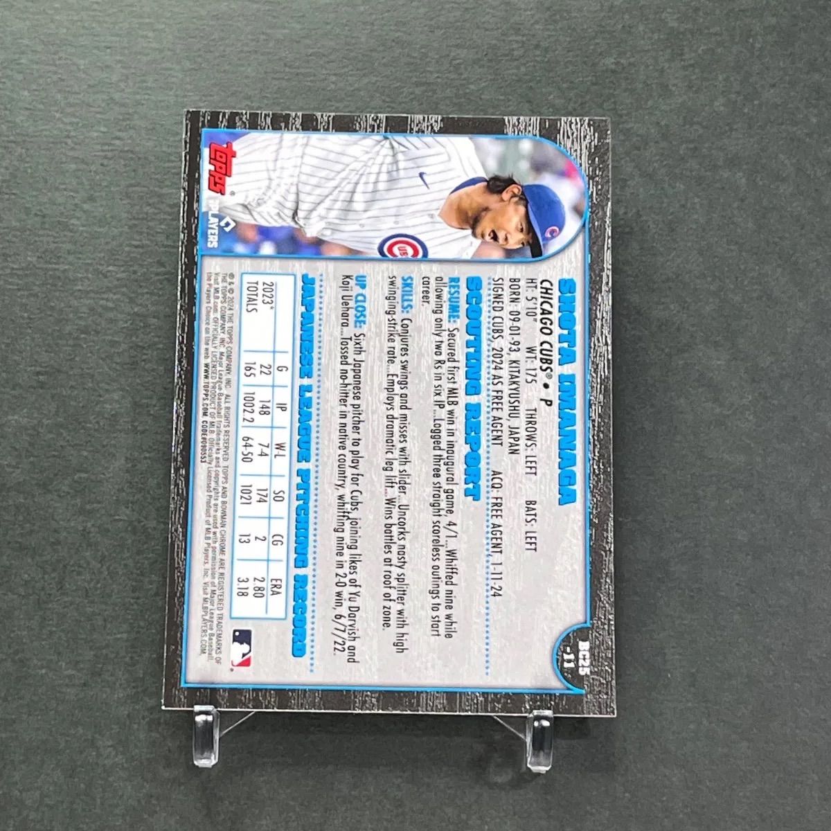 2024 Topps Bowman Chrome 25th Anniversary 今永昇太 2024 Topps Bowman Chrome 25th Anniversary 今永昇太