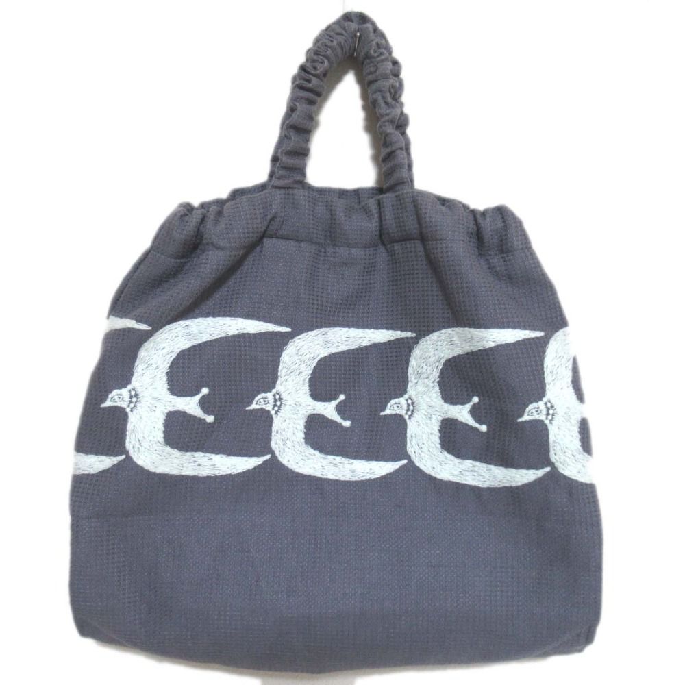 ハンドメイド ミナペルホネン skip スキップ トートバッグ 美品 22SS mina perhonen ミナペルホネン go! skip bag コットン