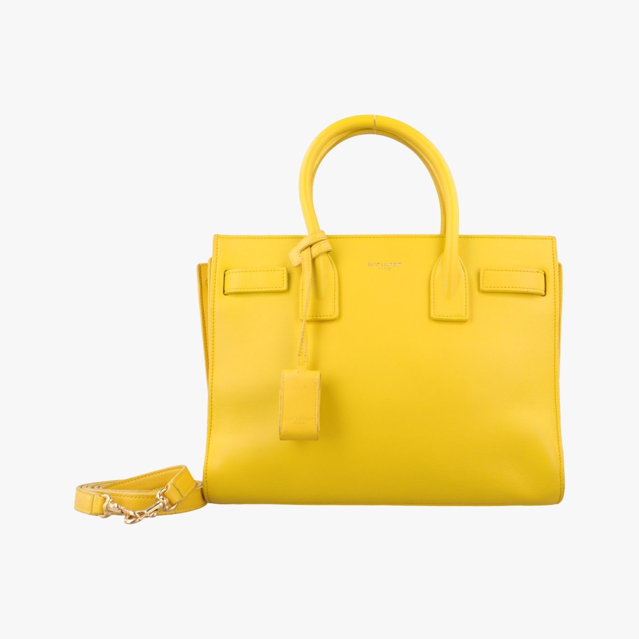 イヴサンローランYves Saint Laurentサック ド ジュールイエローレザー377183ARS377183.0115