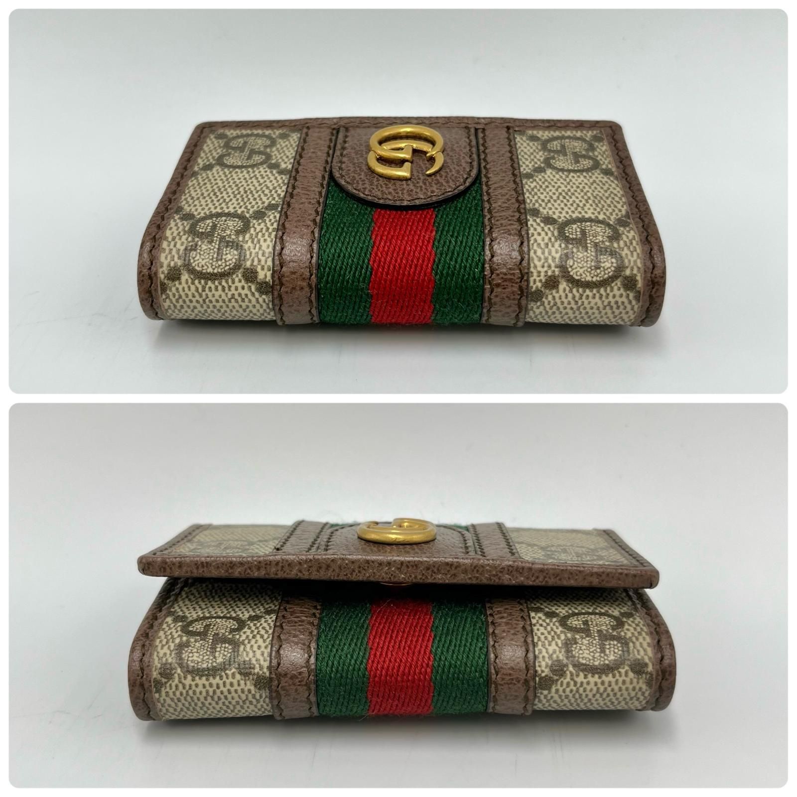 グッチ GUCCI キーケース GGマーモント 6連 GGスプリーム