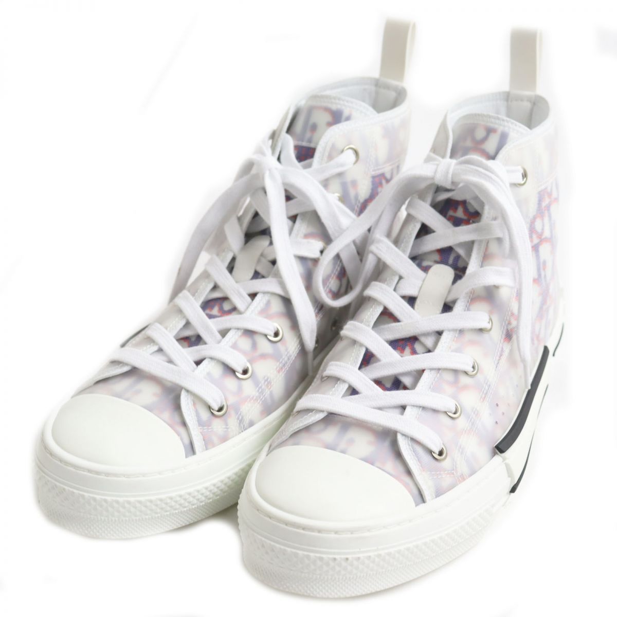 【極美品✨】ディオール ハイカットスニーカー B23 オブリーク コラボ 紫 極美品✨】ディオール ハイカットスニーカー B23 オブリーク コラボ 紫