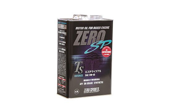 ゼロスポーツ ZERO SPORTS エステライズTS エンジンオイル ZERO SP 4.5L 5W-40 0826023