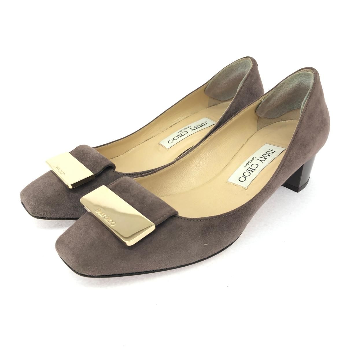 ✨極美品✨ JIMMY CHOO ジミーチュウ パンプス　スエード　箱付き LOVE85BWJ_010003_OVERPAIR_vg01.jpg