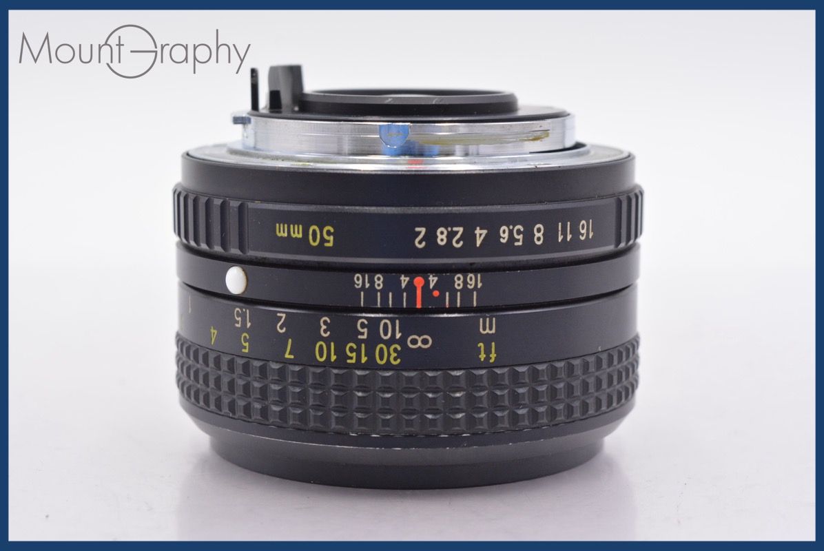 リコー RICOH XR RIKENON 50mm F2 前後キャップ-レンズフィルター付 ペンタックスK用 MF 完動 同梱可 mj4981