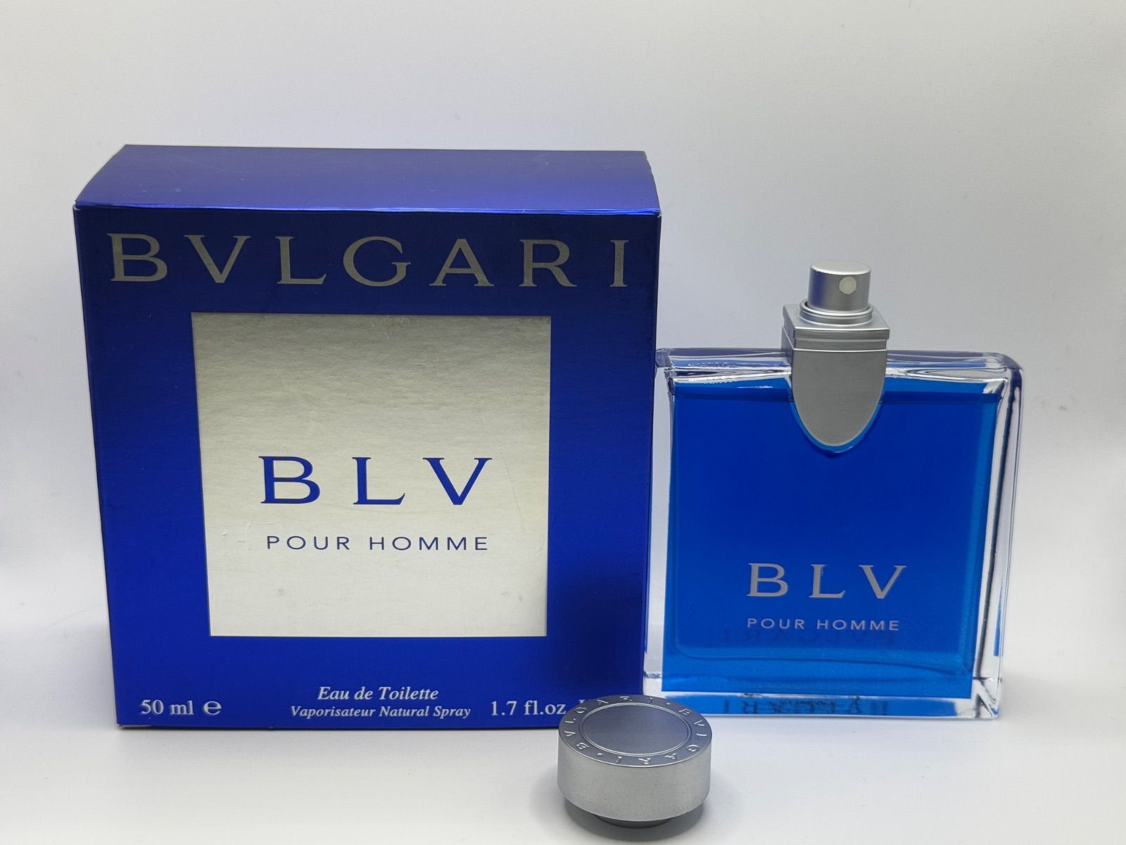 BVLGARI ブルー プールオム オードトワレ EDT 50ml 箱あり Amazon