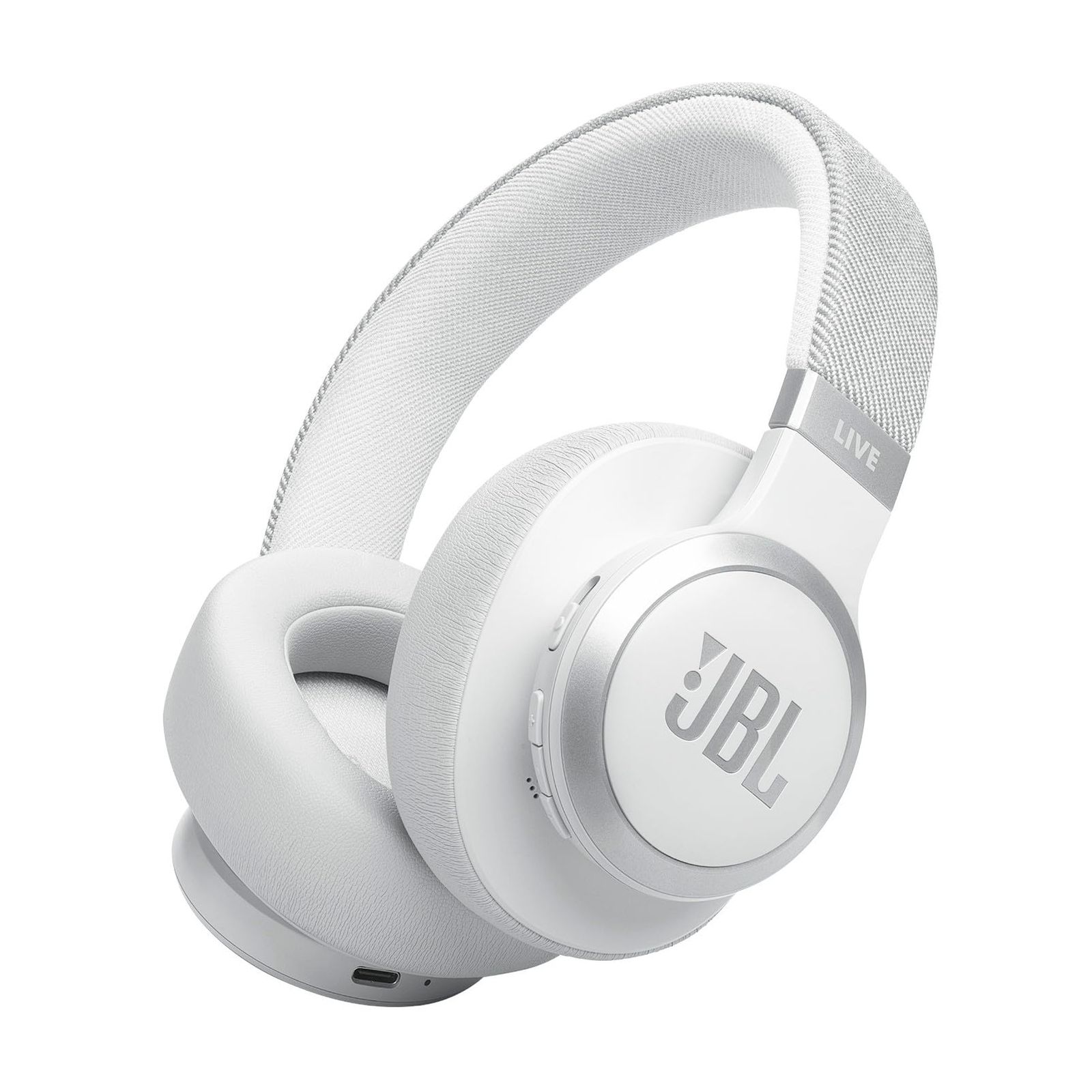 JBL LIVE 770 NC スタイル|デザイン|ハイブリッドノイズキャンセリング|Bluetooth対応|マルチポイント|オーバーイヤーヘッドホン|ホワイト|JBLLIVE770NCWHT ホワイト 小 モダン