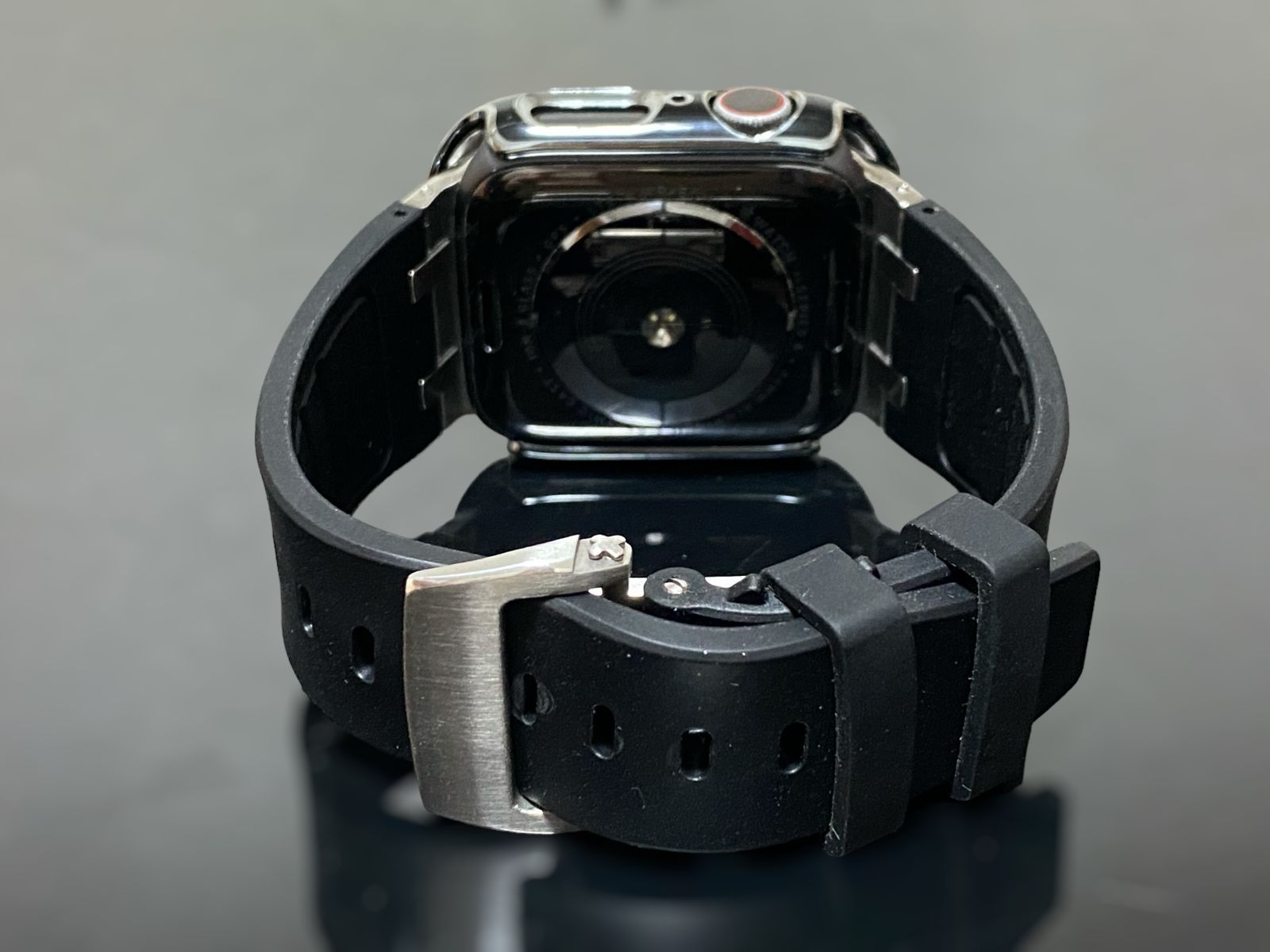 ブラックシルバーライン＆強化型別注シルバーバックル