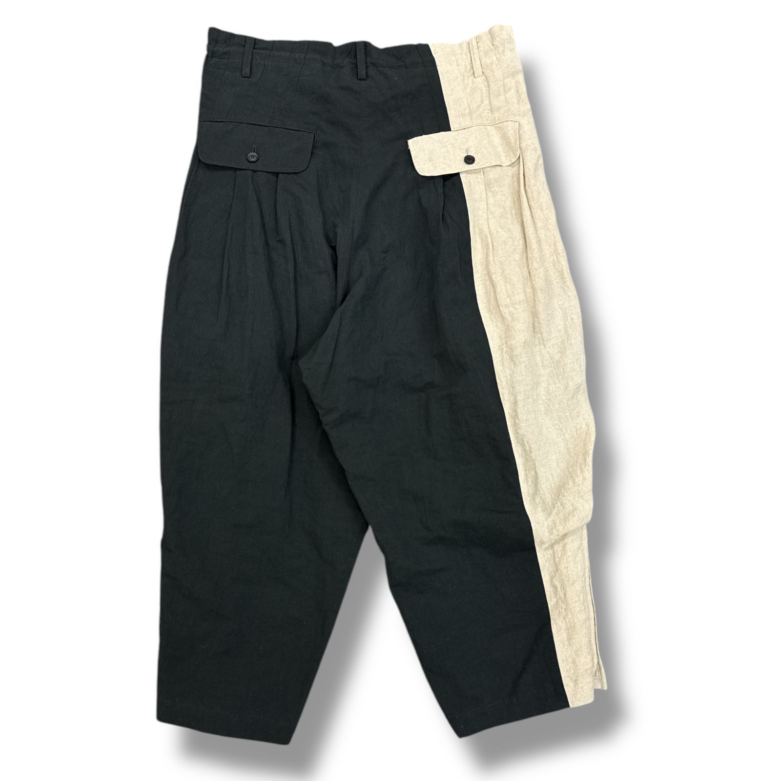 Y's チェック柄サルエルパンツ　ワイズ　LIMIfeu　ヨウジヤマモト Y's チェック柄サルエルパンツワイズLIMIfeuヨウジヤマモト