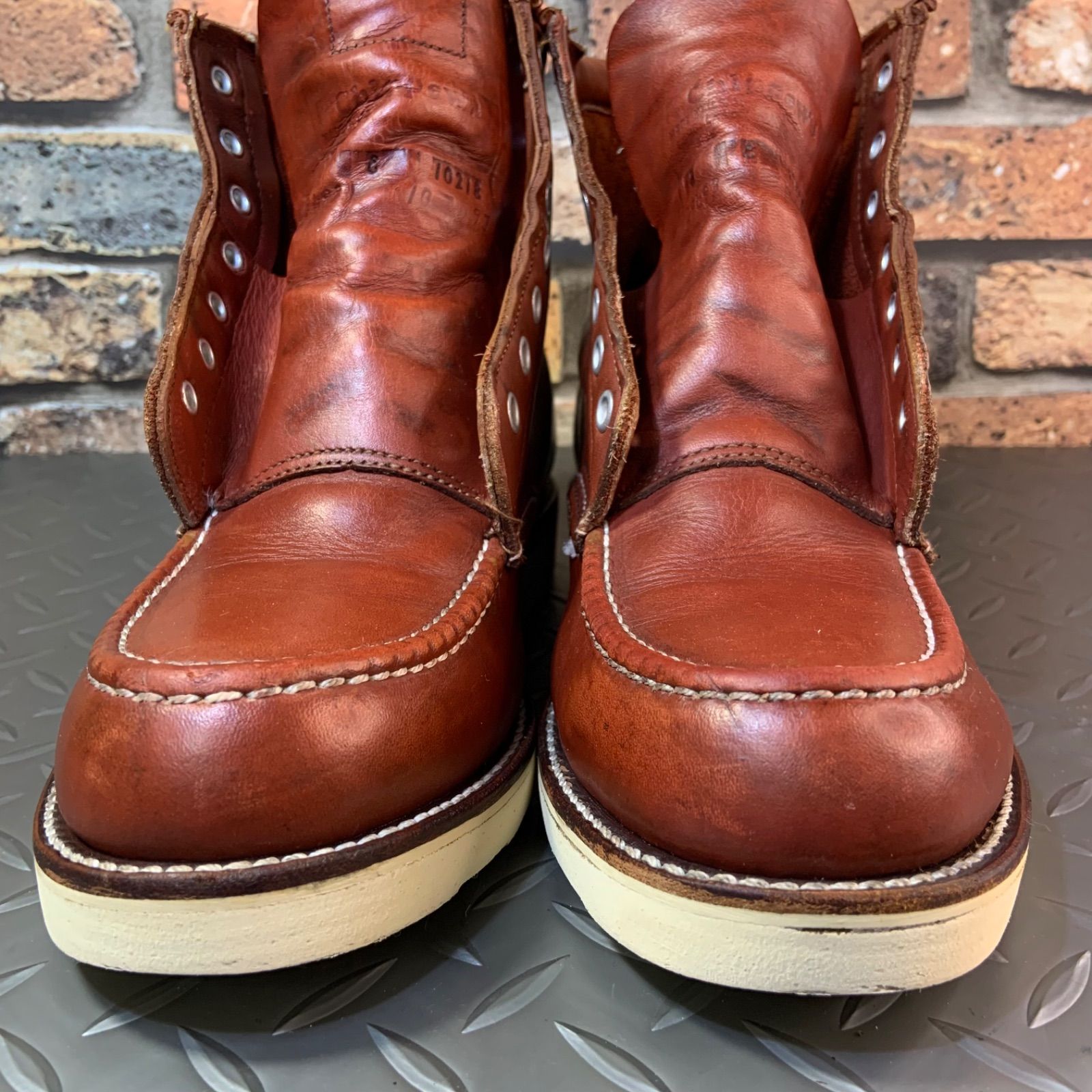 あ*お様 チペワ　Chippewa 　モックトゥワークブーツ　US8Eアメリカ製 ☆Chippewa モックトゥワークブーツ 1997年製 US8E チペワ アメリカ製