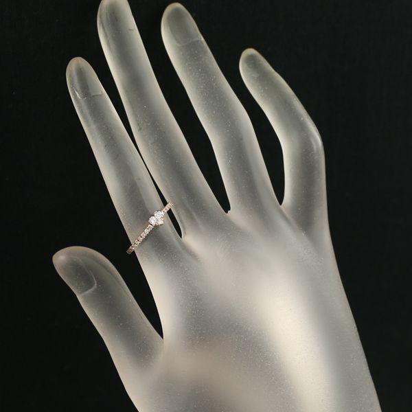 ポンテヴェキオ リング ダイヤ ダイヤモンド 0.18ct ハート 10号