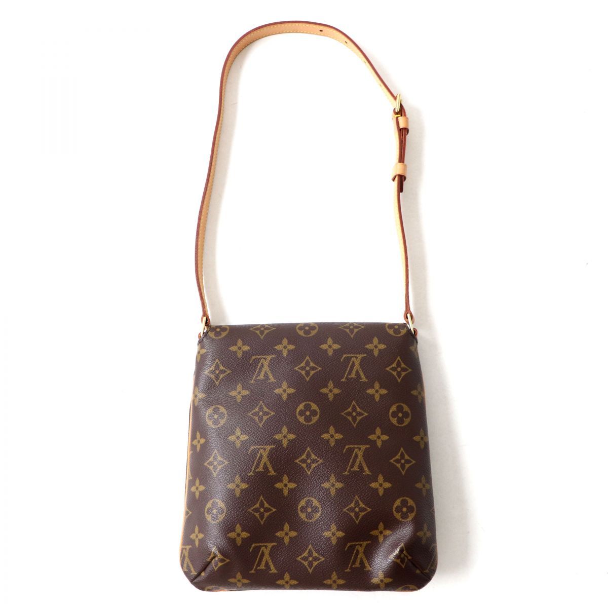 美品◎USA製 LOUIS VUITTON ルイヴィトン M51258 レディース モノグラム ミュゼット・サルサ ショート ショルダーバッグ  ブラウン 保管袋付