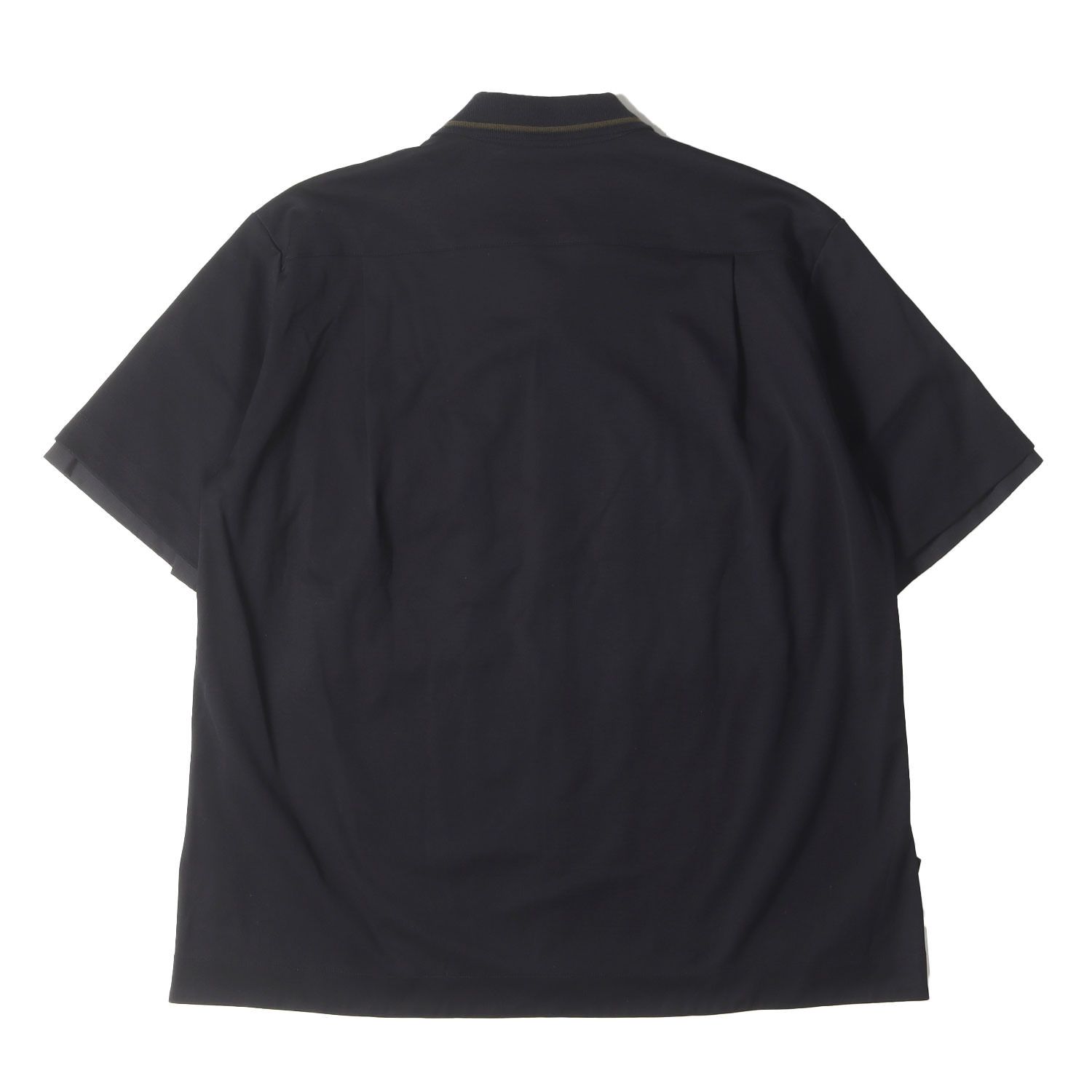 Sacai サカイ シャツ ブラック 黒 サイズ 2 | 23SS ドッキング ジャージー 半袖 シャツ Cotton Jersey Shirt 23-03073M | トップス カジュアルシャツ | 日本製 メンズ WWW_NOITHATQUANGTHANH_NET