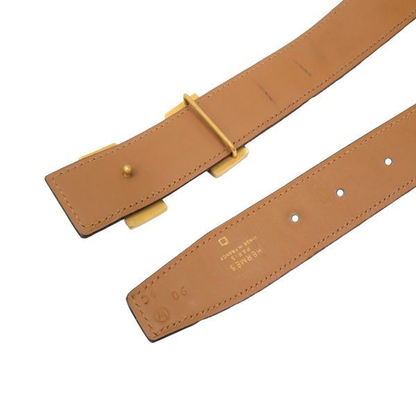 HERMES エルメス コンスタンス Hベルト アリゲーター クロコダイル  