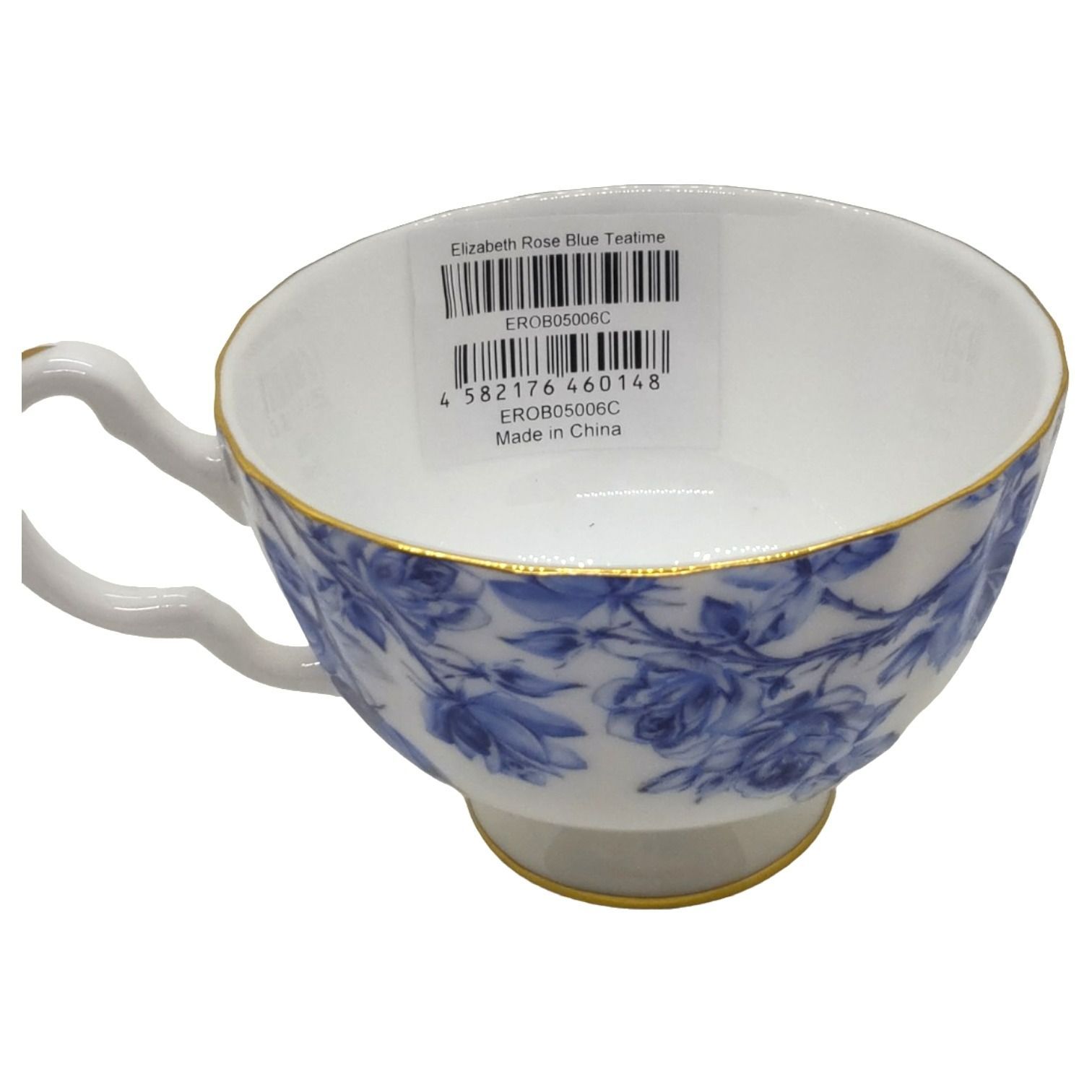 新品】Aynsley（エインズレイ）エリザベスローズ ブルー ティーカップ