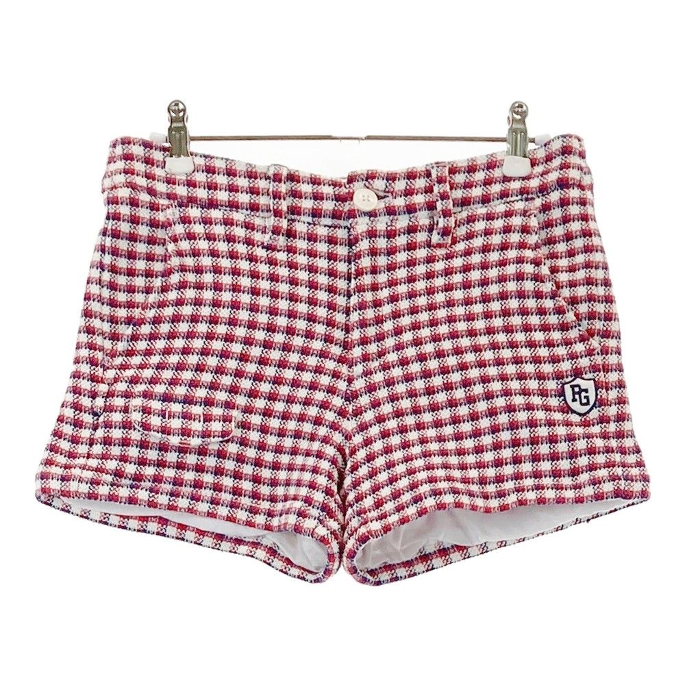 PEARLY GATES 赤チェックパンツ パーリーゲイツ 新品】パーリーゲイツ