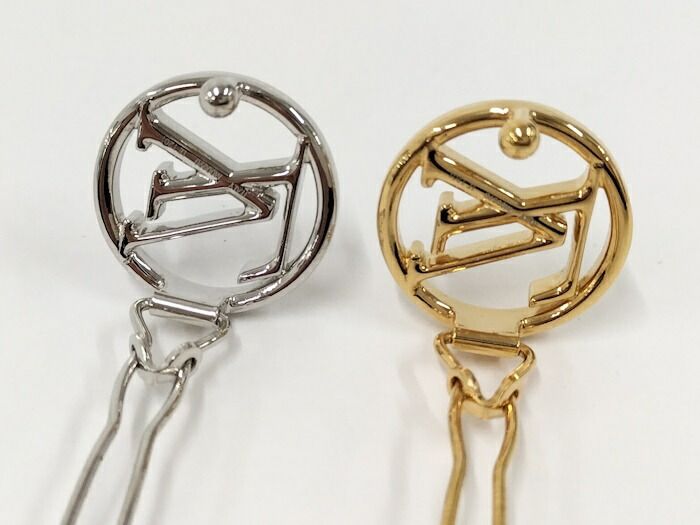LOUIS VUITTON バレッタ ベイビールイーズ メッキ ゴールド シルバー  