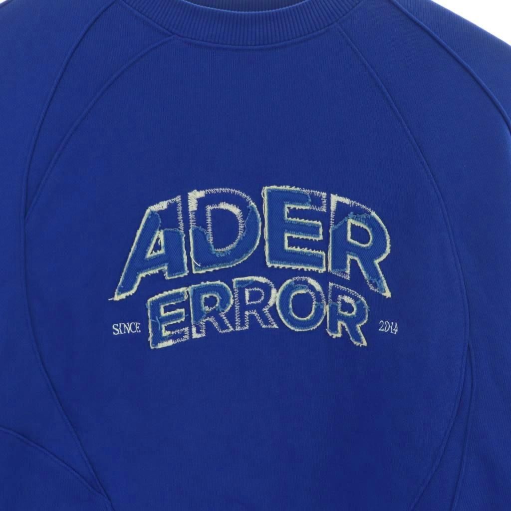 アーダーエラー ADER error LOGO SWEATSHIRTS スウェット S 青